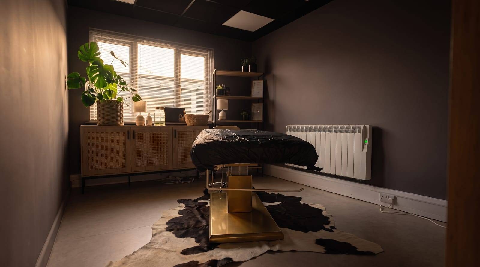 The treatment room at Kennedy SMP Studio in Haverhill, where Sawston clients are seen